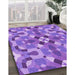 Machine Washable Transitional Purple Plum Purple Rug in a Family Room, wshpat3019pur