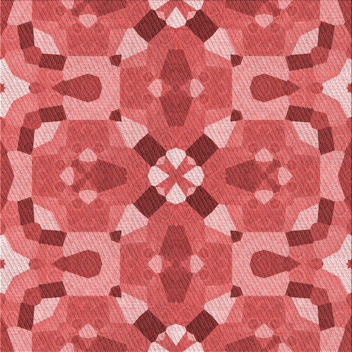 Round Patterned Red Rug, pat3019rd