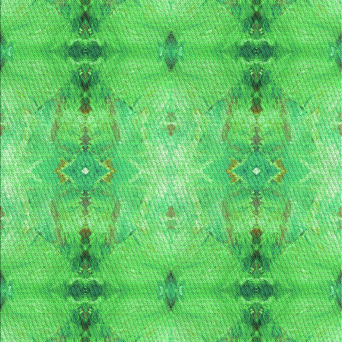 Patterned Neon Green Rug, pat302grn