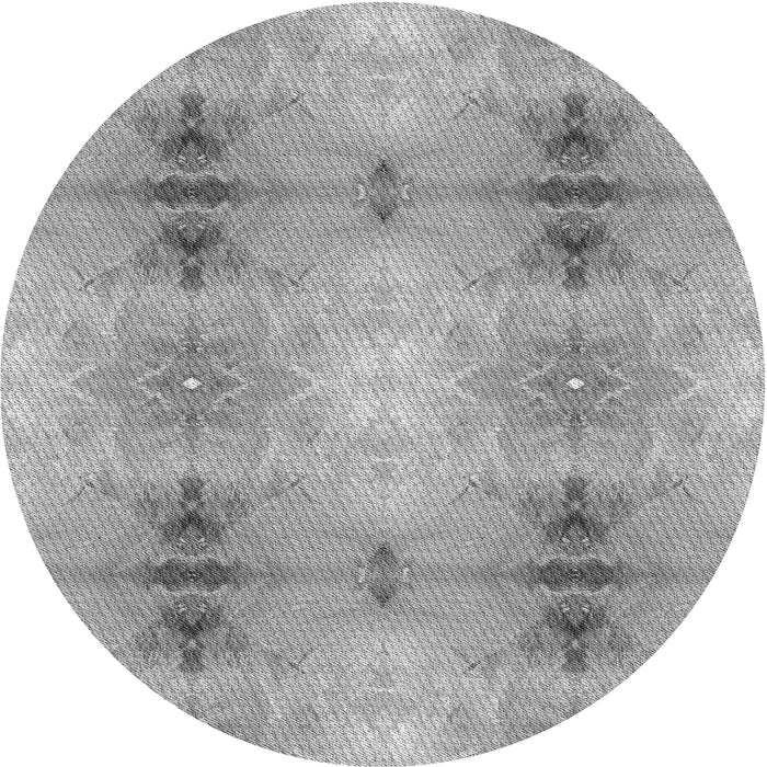 Square Patterned Gray Rug, pat302gry