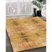 Machine Washable Transitional Orange Rug in a Family Room, wshpat302org