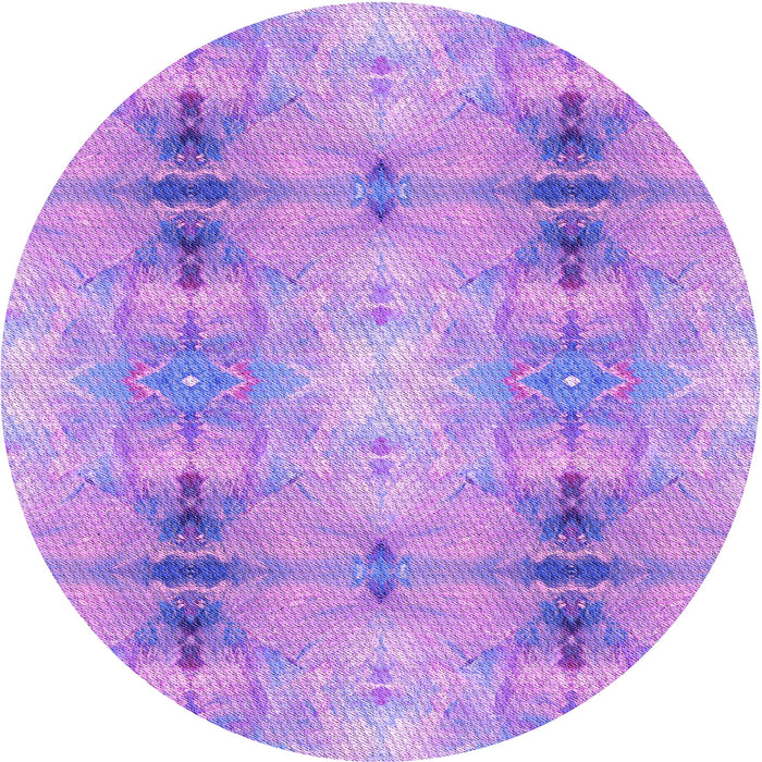 Square Patterned Bright Lilac Purple Rug, pat302pur