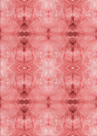 Machine Washable Transitional Light Coral Pink Rug, wshpat302rd