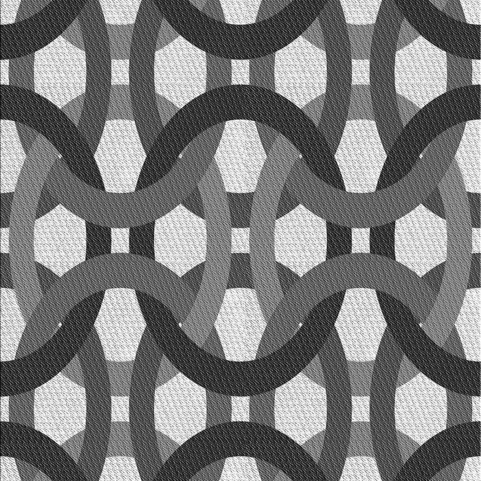 Patterned Cloud Gray Rug, pat3020gry