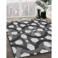 Patterned Cloud Gray Rug, pat3020gry