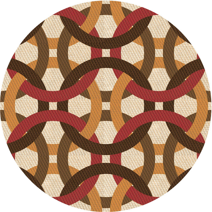 Square Machine Washable Transitional Brown Sand Brown Rug in a Living Room, wshpat3020org