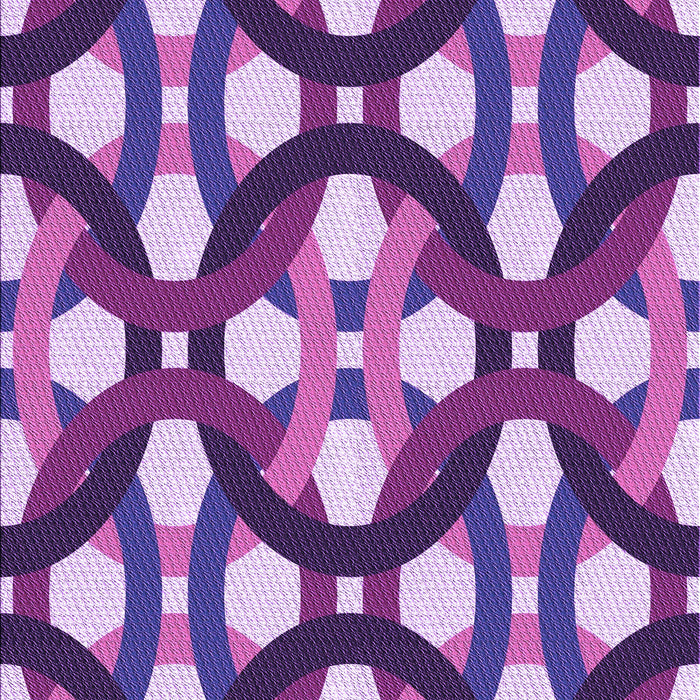 Patterned Dark Magenta Purple Rug, pat3020pur