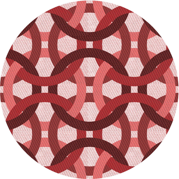 Square Machine Washable Transitional Light Coral Pink Rug in a Living Room, wshpat3020rd