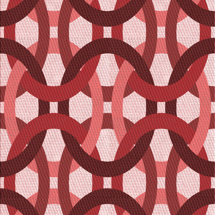 Patterned Light Coral Pink Rug, pat3020rd