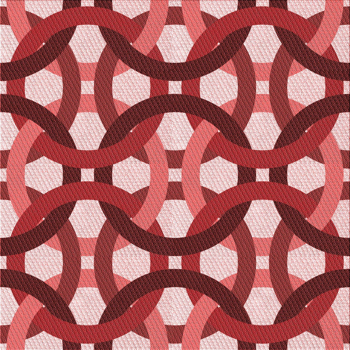 Round Patterned Light Coral Pink Rug, pat3020rd