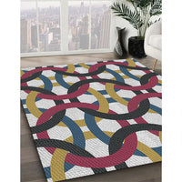 Patterned Purple Novelty Rug, pat3020