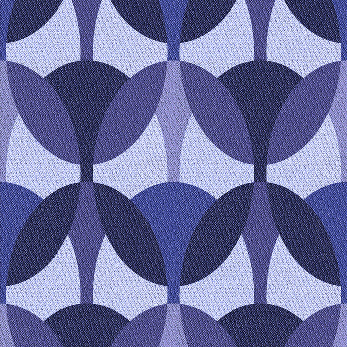 Patterned Denim Dark Blue Rug, pat3021blu