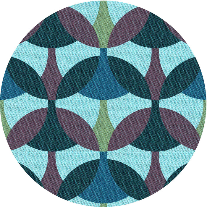 Square Machine Washable Transitional Dark Blue Grey Blue Rug in a Living Room, wshpat3021lblu