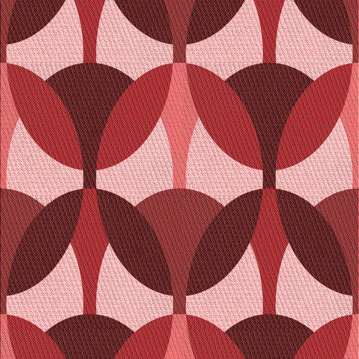 Patterned Pastel Red Pink Rug, pat3021rd