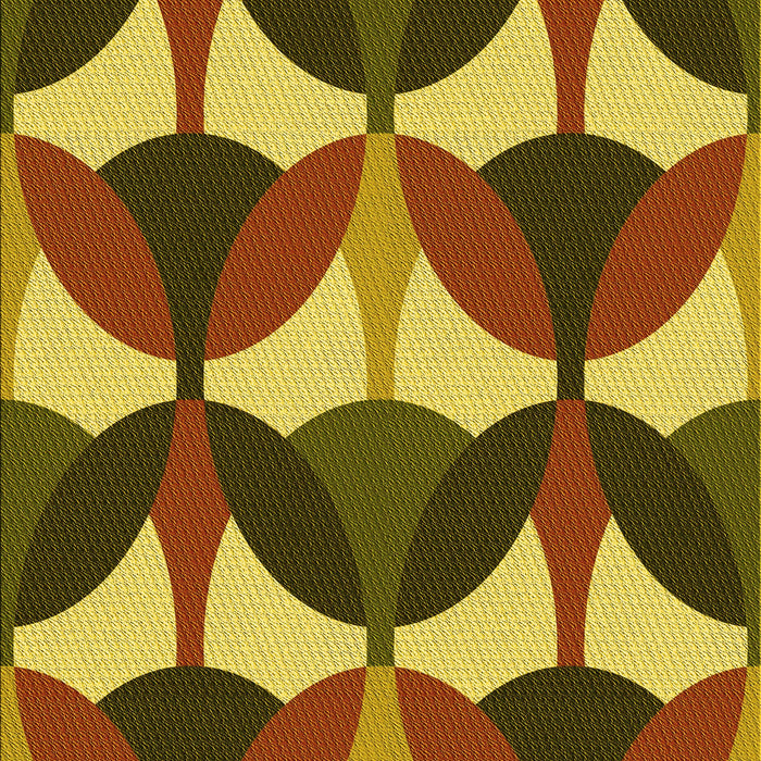 Patterned Red Brown Rug, pat3021yw