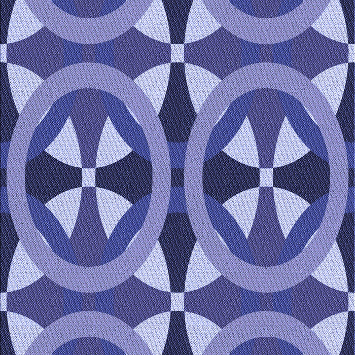 Patterned Purple Mimosa Purple Rug, pat3022blu