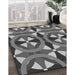 Machine Washable Transitional Dark Gray Rug in a Family Room, wshpat3022gry