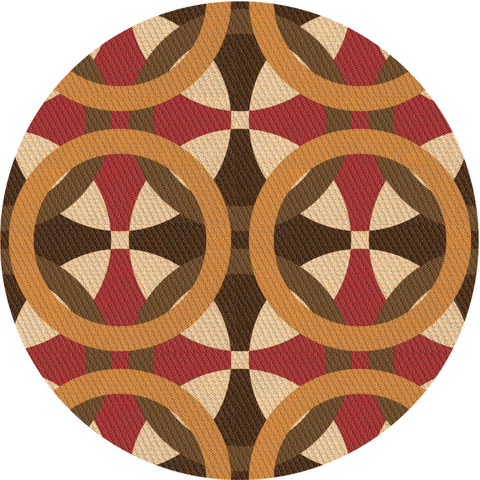 Square Machine Washable Transitional Orange Rug in a Living Room, wshpat3022org