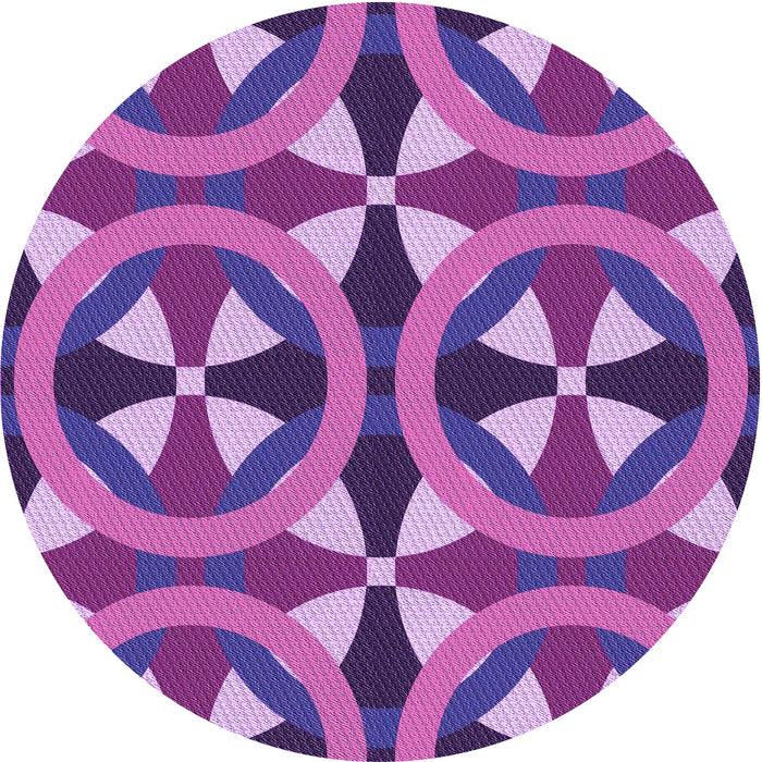 Square Machine Washable Transitional Dark Magenta Purple Rug in a Living Room, wshpat3022pur
