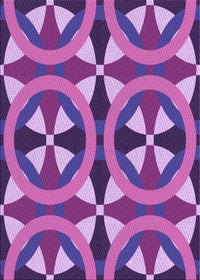 Machine Washable Transitional Dark Magenta Purple Rug, wshpat3022pur