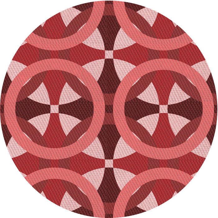 Square Machine Washable Transitional Red Rug in a Living Room, wshpat3022rd