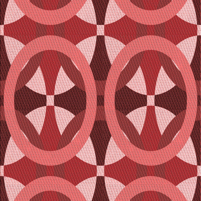 Patterned Red Rug, pat3022rd