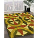 Patterned Yellow Rug in Family Room, pat3022yw