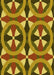 Patterned Yellow Rug, pat3022yw