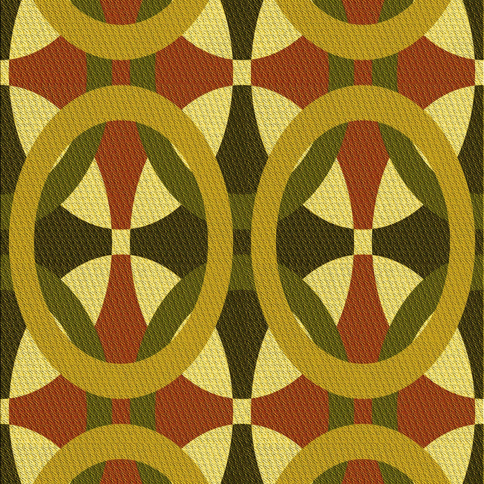 Patterned Yellow Rug, pat3022yw