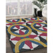 Machine Washable Transitional Purple Rug in a Family Room, wshpat3022