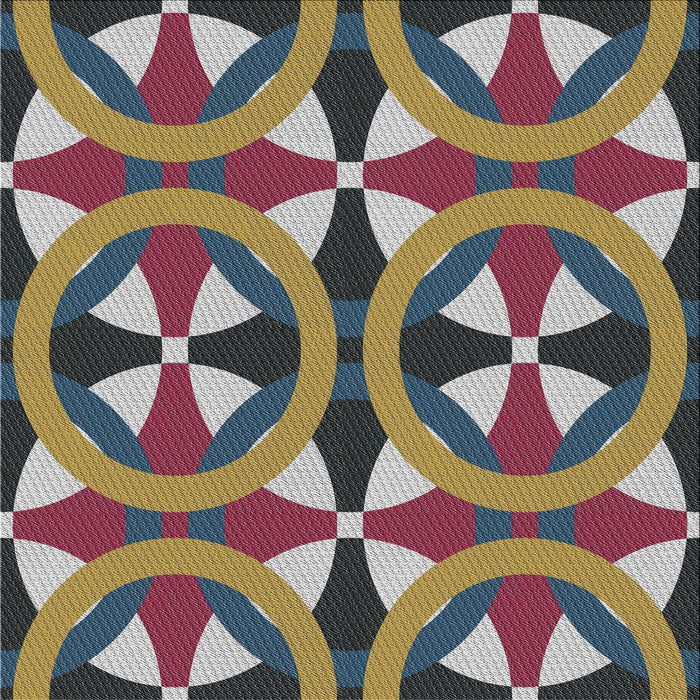 Sideview of Machine Washable Transitional Purple Rug, wshpat3022