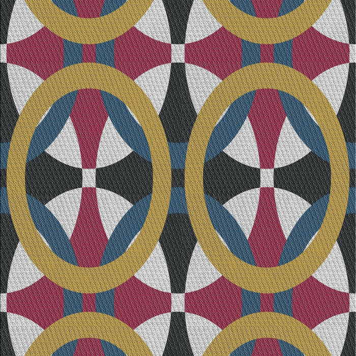 Machine Washable Transitional Purple Rug, wshpat3022