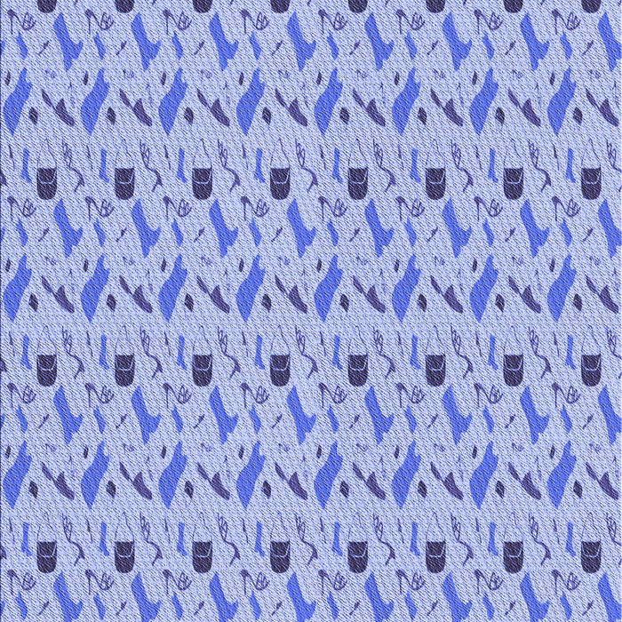 Patterned Pastel Blue Rug, pat3023blu