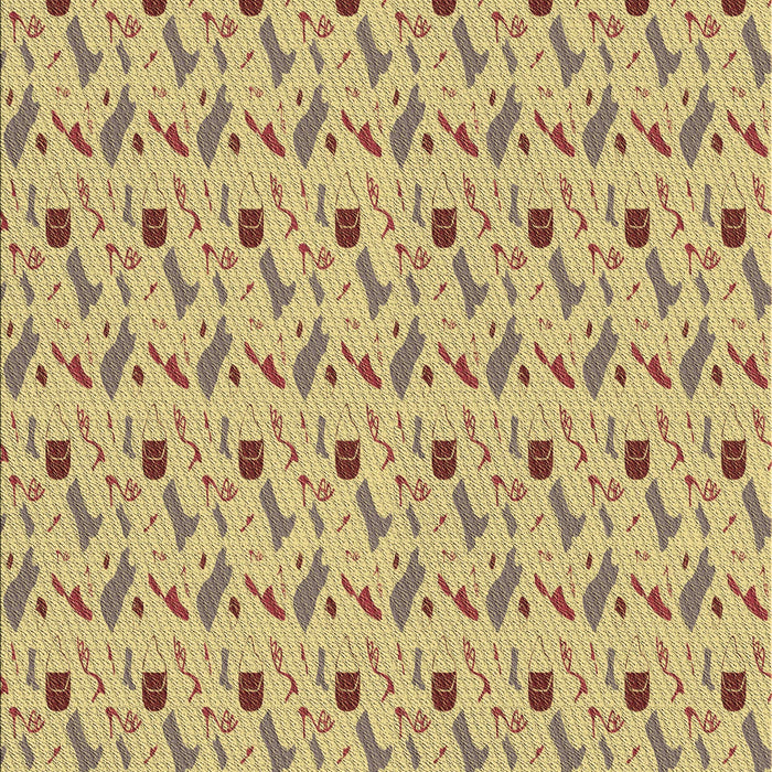 Machine Washable Transitional Copper Brown Rug, wshpat3023brn