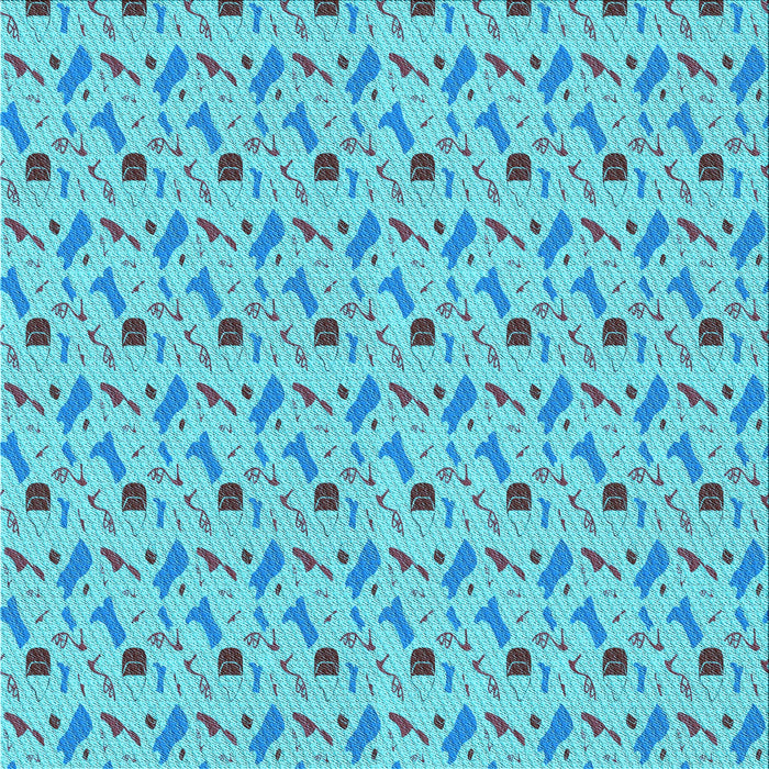 Round Machine Washable Transitional Blue Ivy Blue Rug, wshpat3023lblu