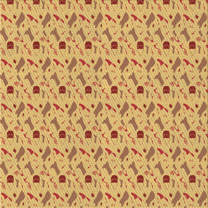 Round Machine Washable Transitional Orange Rug, wshpat3023org