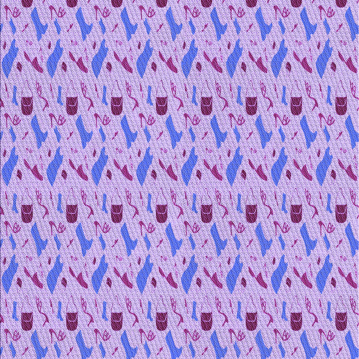 Patterned Mauve Purple Rug, pat3023pur