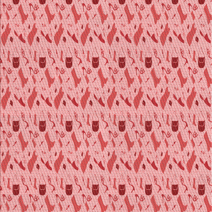 Patterned Pastel Pink Rug, pat3023rd