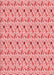 Machine Washable Transitional Pastel Pink Rug, wshpat3023rd