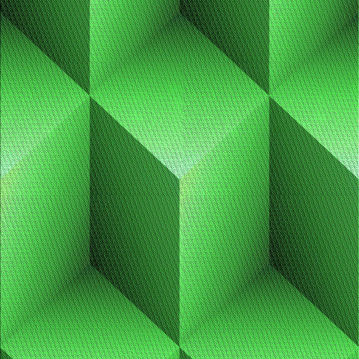 Patterned Green Rug, pat3025grn