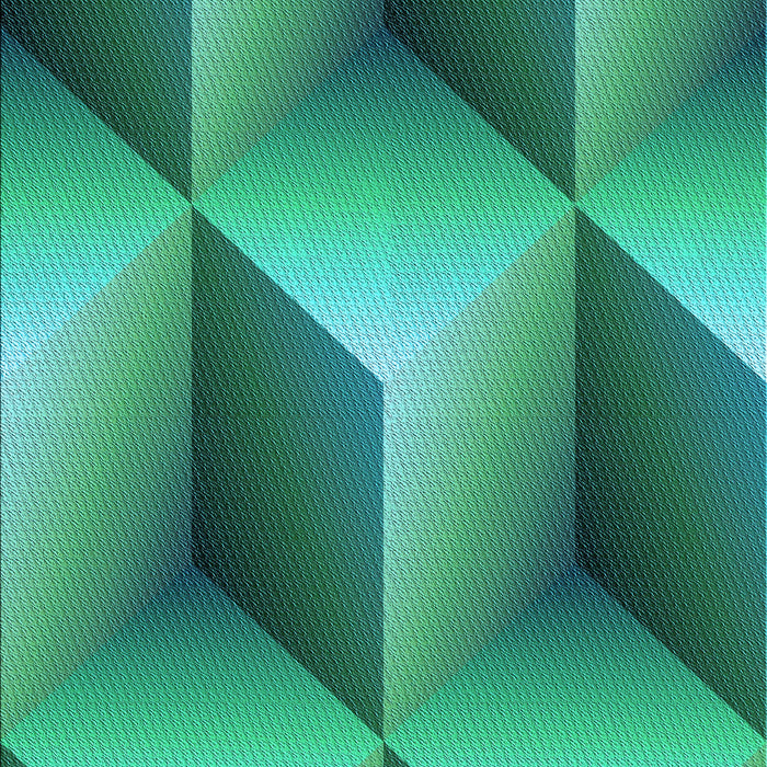 Patterned Medium Spring Green Rug, pat3025lblu