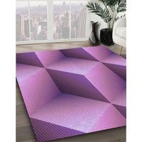 Patterned Orchid Purple Rug, pat3025pur