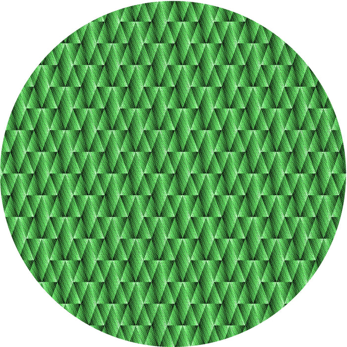 Square Machine Washable Transitional Green Rug in a Living Room, wshpat3027grn