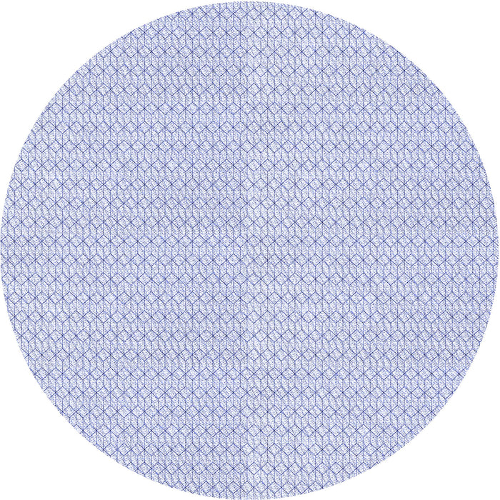 Square Patterned Lavender Blue Rug, pat3028blu
