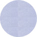 Square Patterned Lavender Blue Rug, pat3028blu