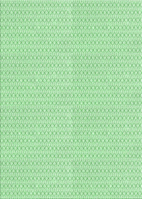 Machine Washable Transitional Mint Green Rug, wshpat3028grn