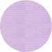 Square Machine Washable Transitional Purple Rug in a Living Room, wshpat3028pur