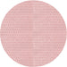 Square Machine Washable Transitional Pastel Red Pink Rug in a Living Room, wshpat3028rd