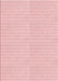 Machine Washable Transitional Pastel Red Pink Rug, wshpat3028rd