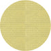 Square Patterned Sun Yellow Rug, pat3028yw